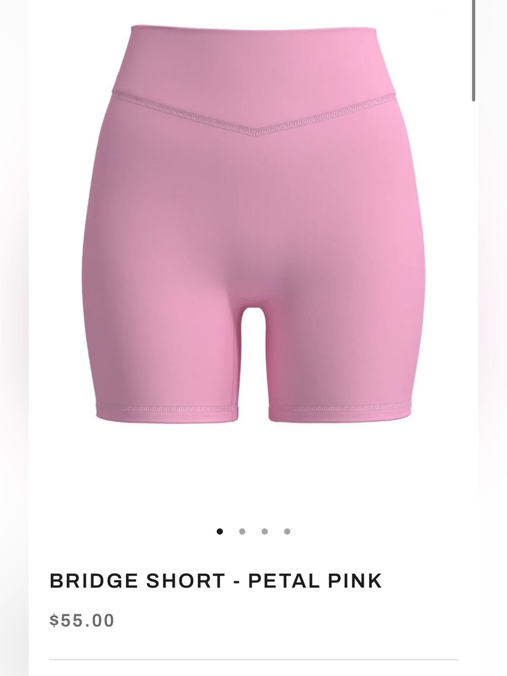 Liaison the label petal pink bridge shorts - Picture 4 of 7